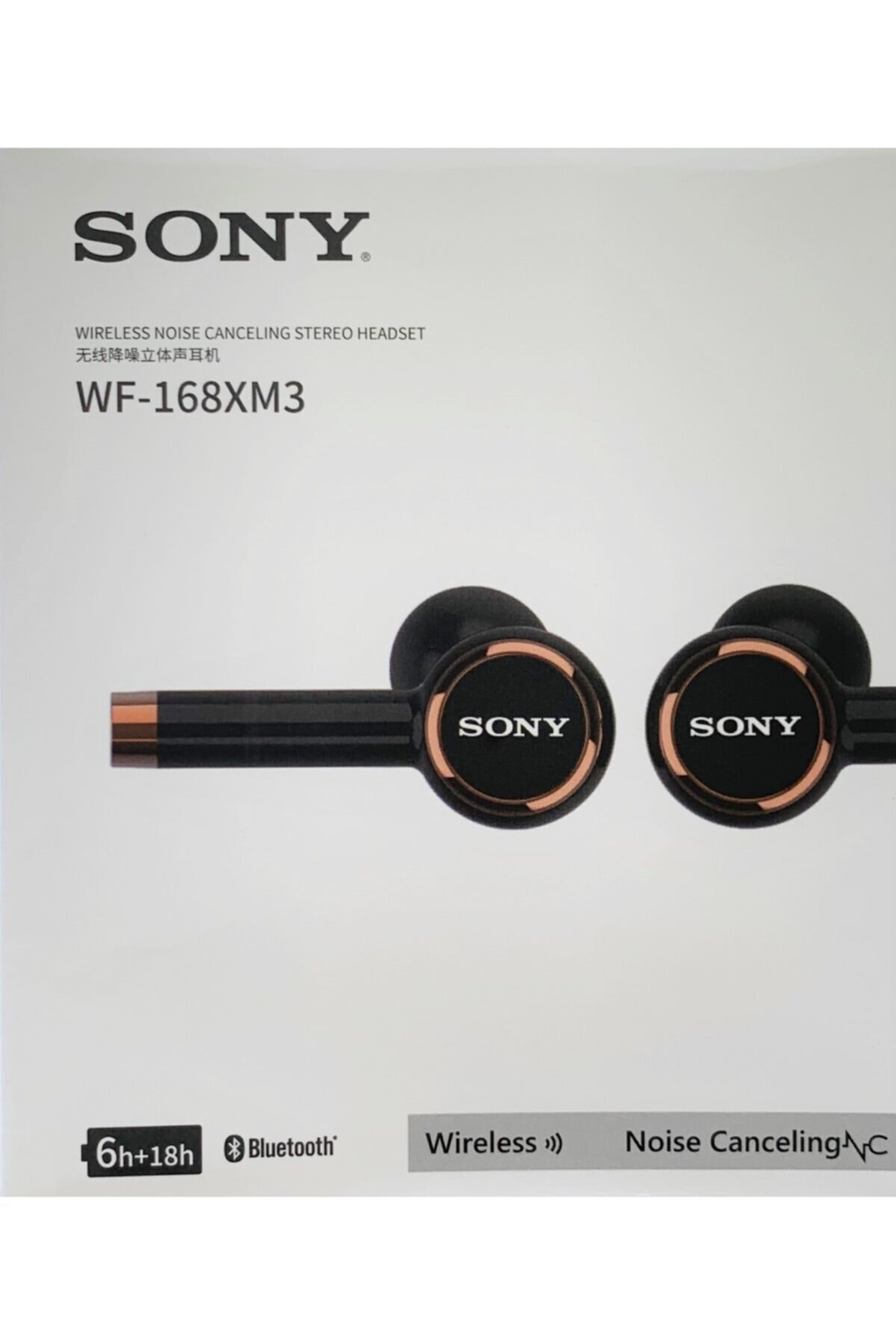 1 Sony Wf-168xm3 Kablosuz Gürültü Önleyici TWS Bluetooth Kulaklık - Chntoptan